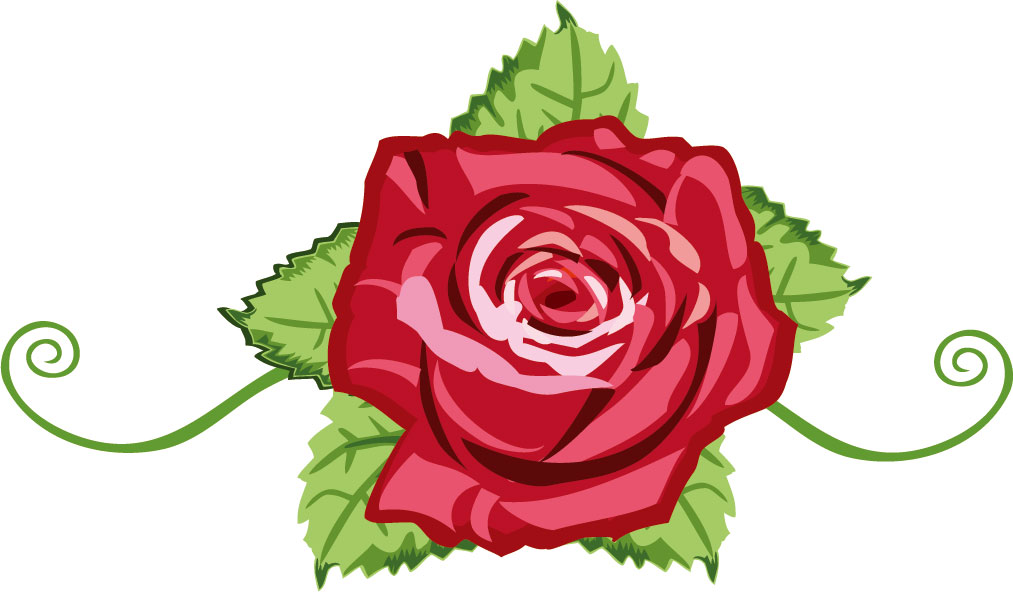 画像サンプル-赤いバラ・つる