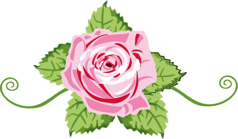 画像サンプル-ピンクのバラ