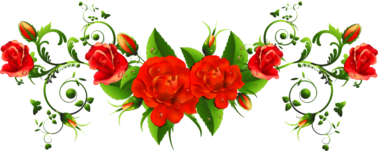 バラのイラスト 画像no 270 赤いバラ リアル 無料のフリー素材集 百花繚乱