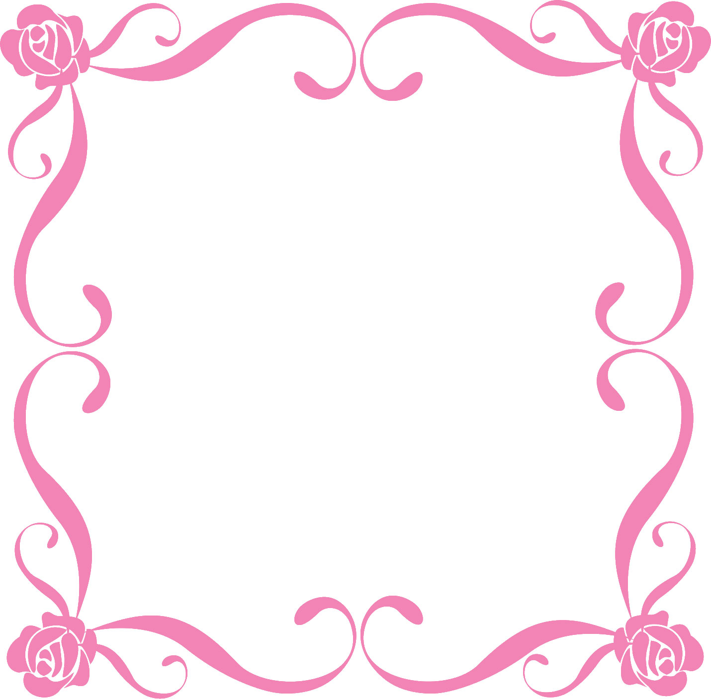 画像サンプル-ピンクのバラ・ポップ