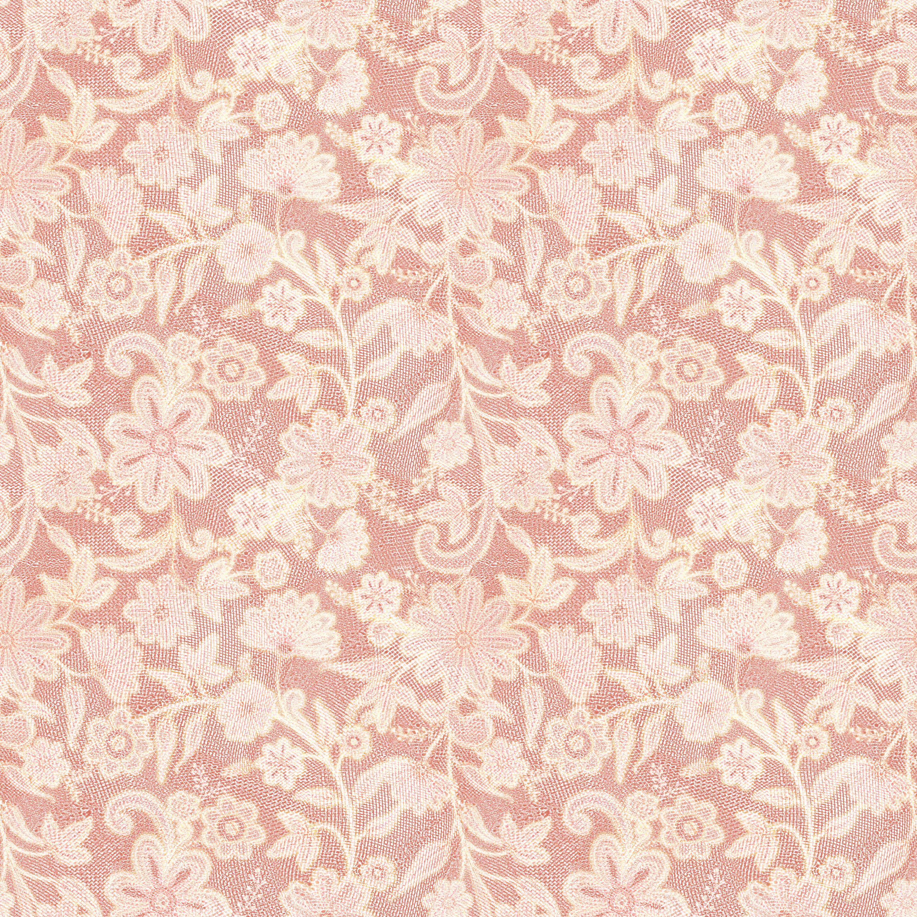 壁紙 背景イラスト 花の模様 柄 パターン No 053 ピンク レース生地