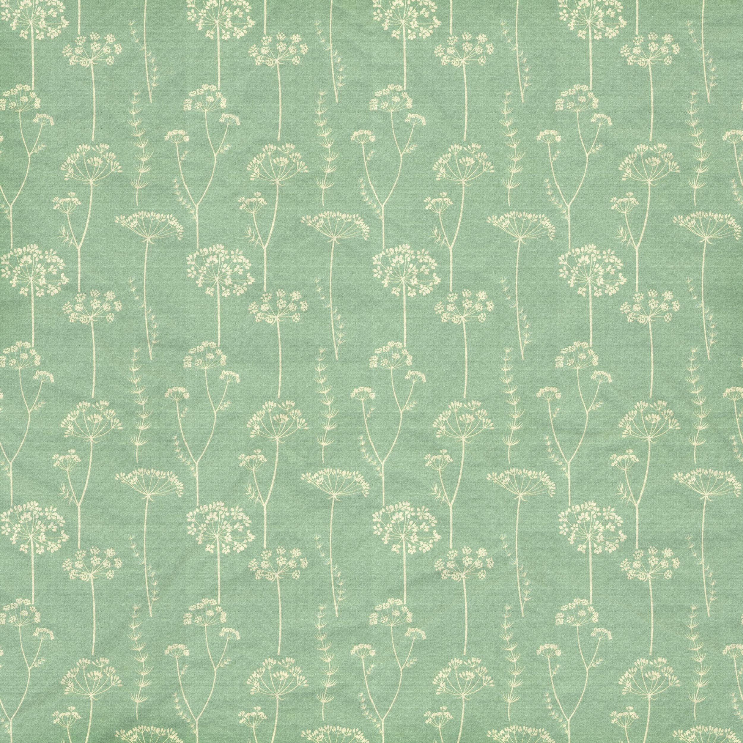 壁紙 背景イラスト 花の模様 柄 パターン No 256 青緑 布生地 シワ1