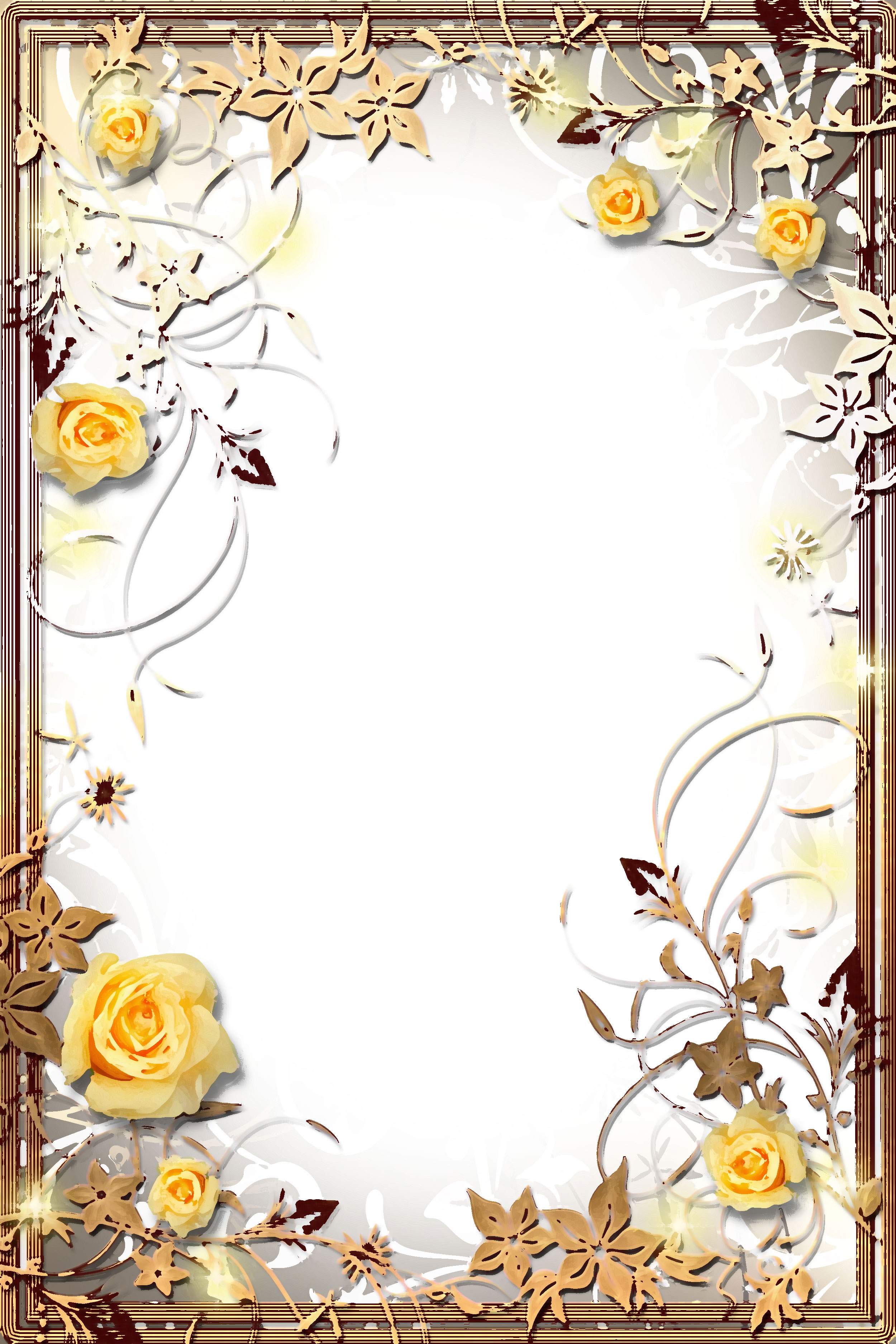 バラの画像 イラスト 壁紙 背景用 No 610 黄色のバラ リアル