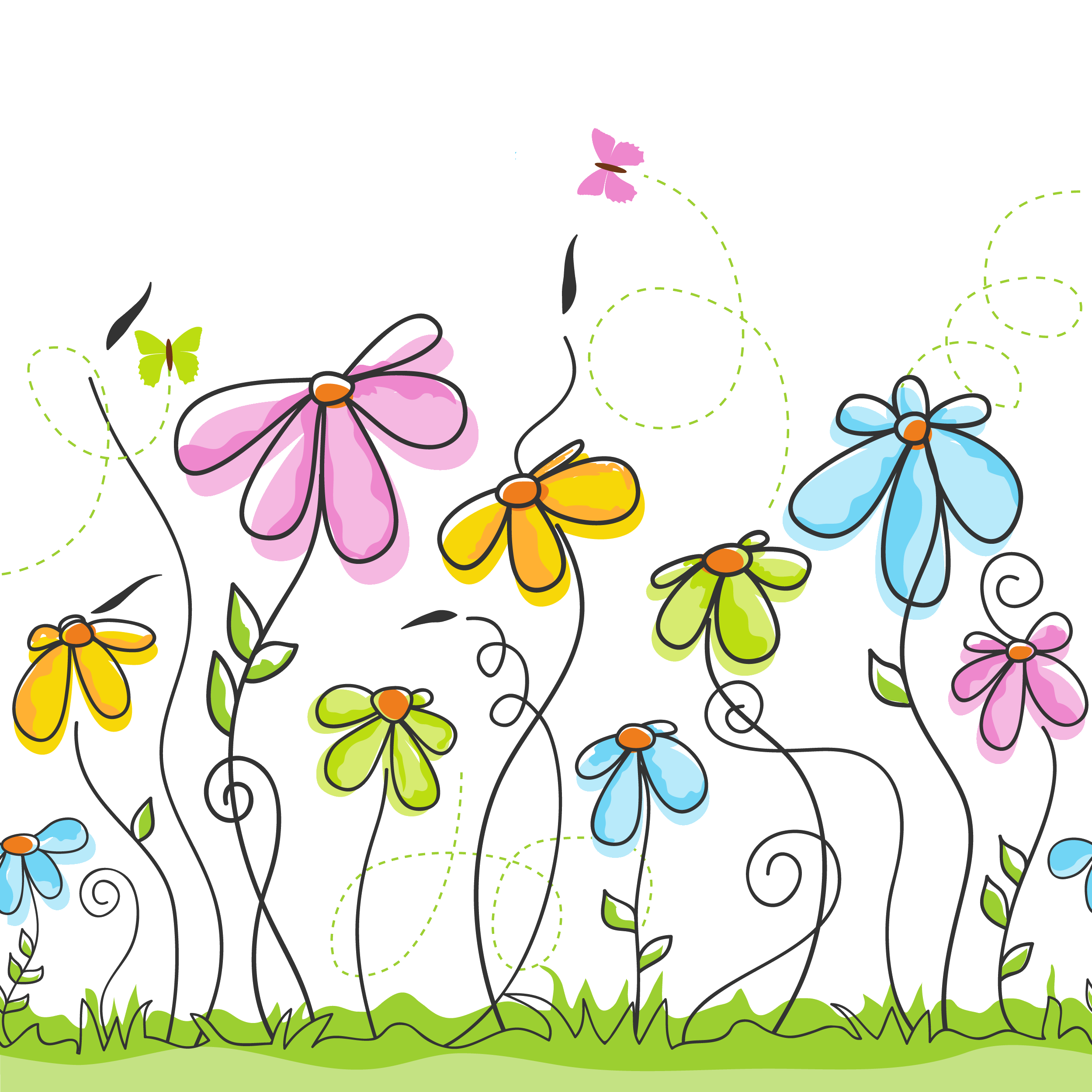 Flowerillust Com Img Flower Flower Back07 Png