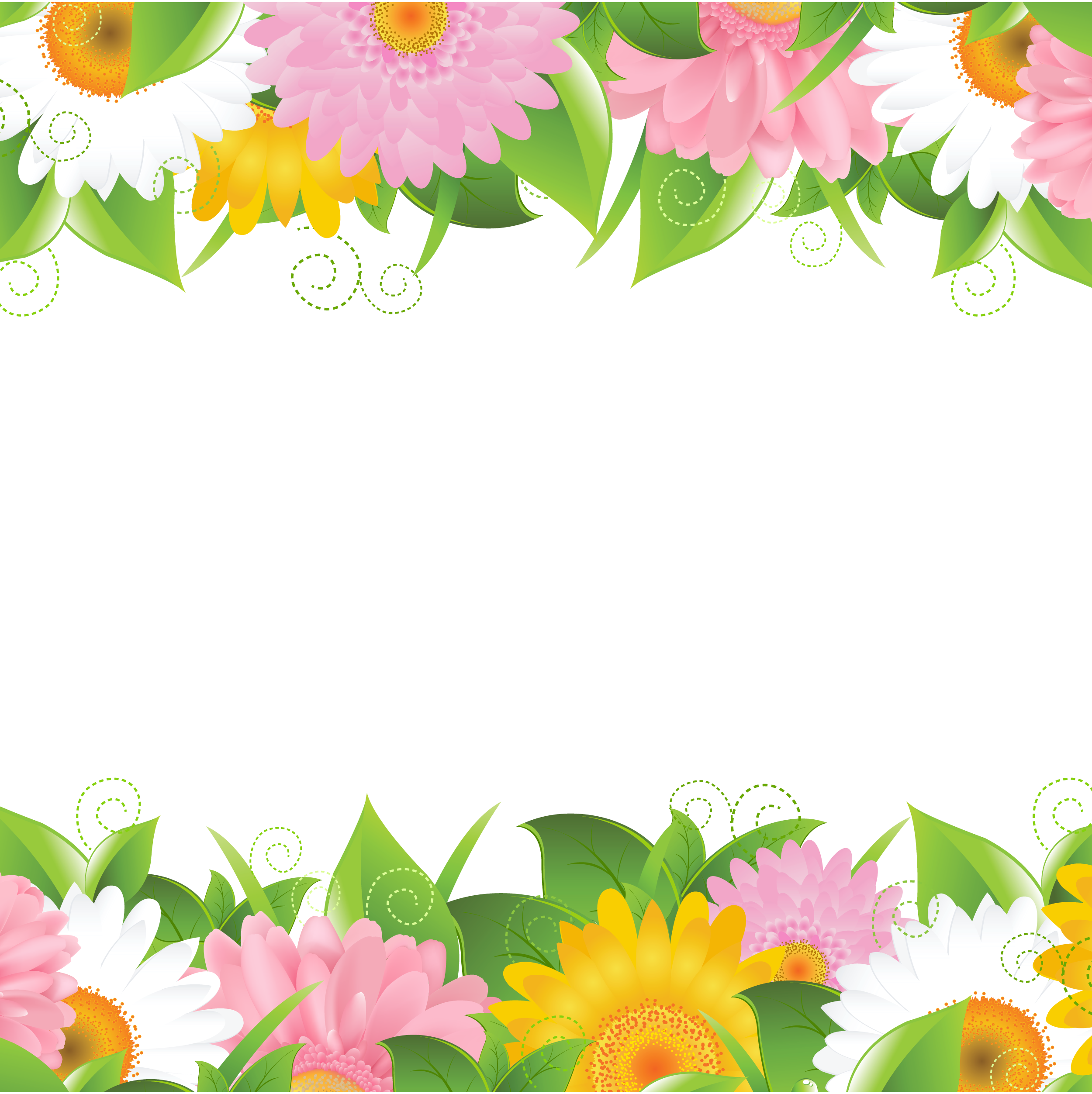 花のイラスト 壁紙 背景３ 無料のフリー素材集 百花繚乱