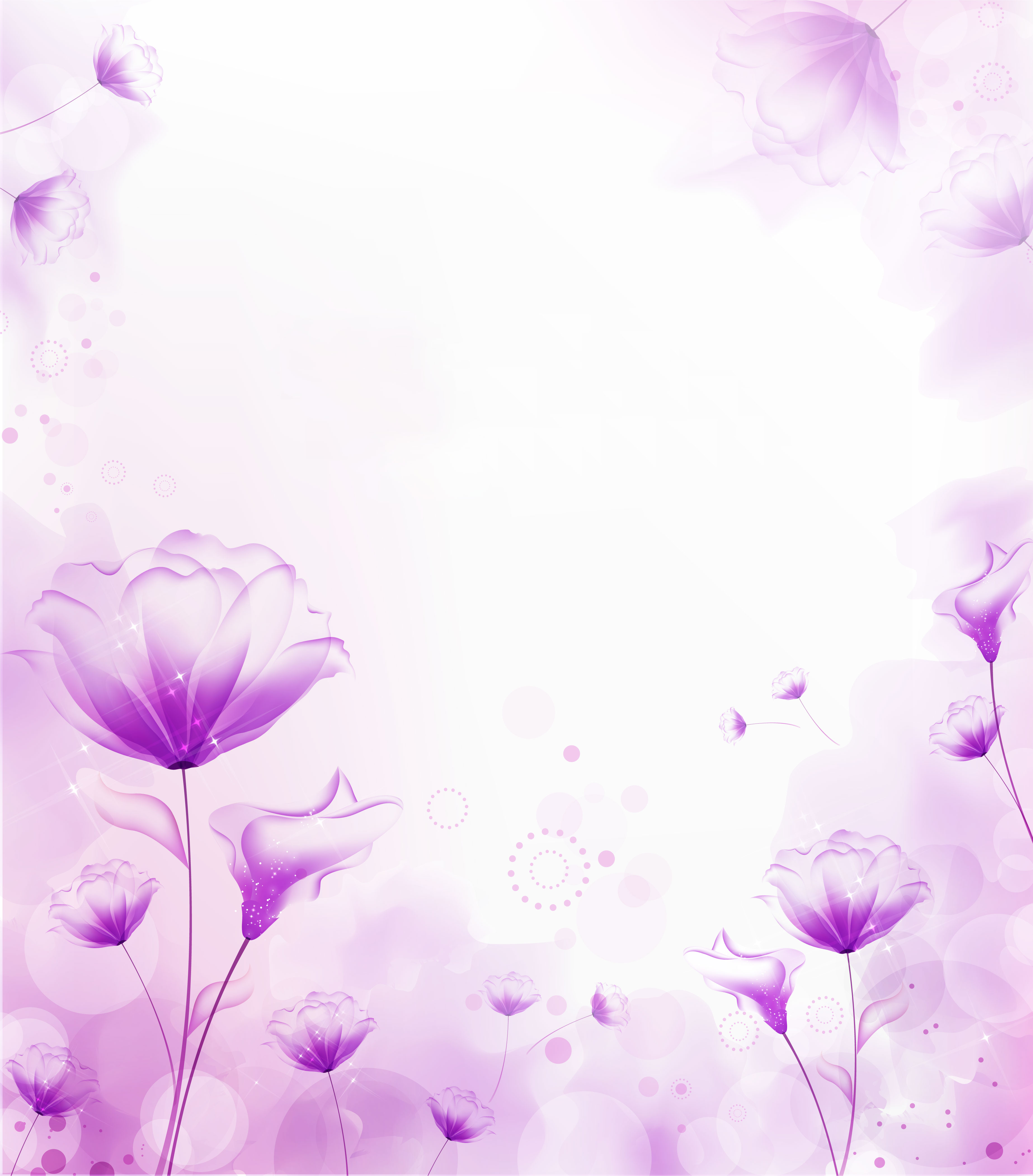 紫 花 イラスト 壁紙