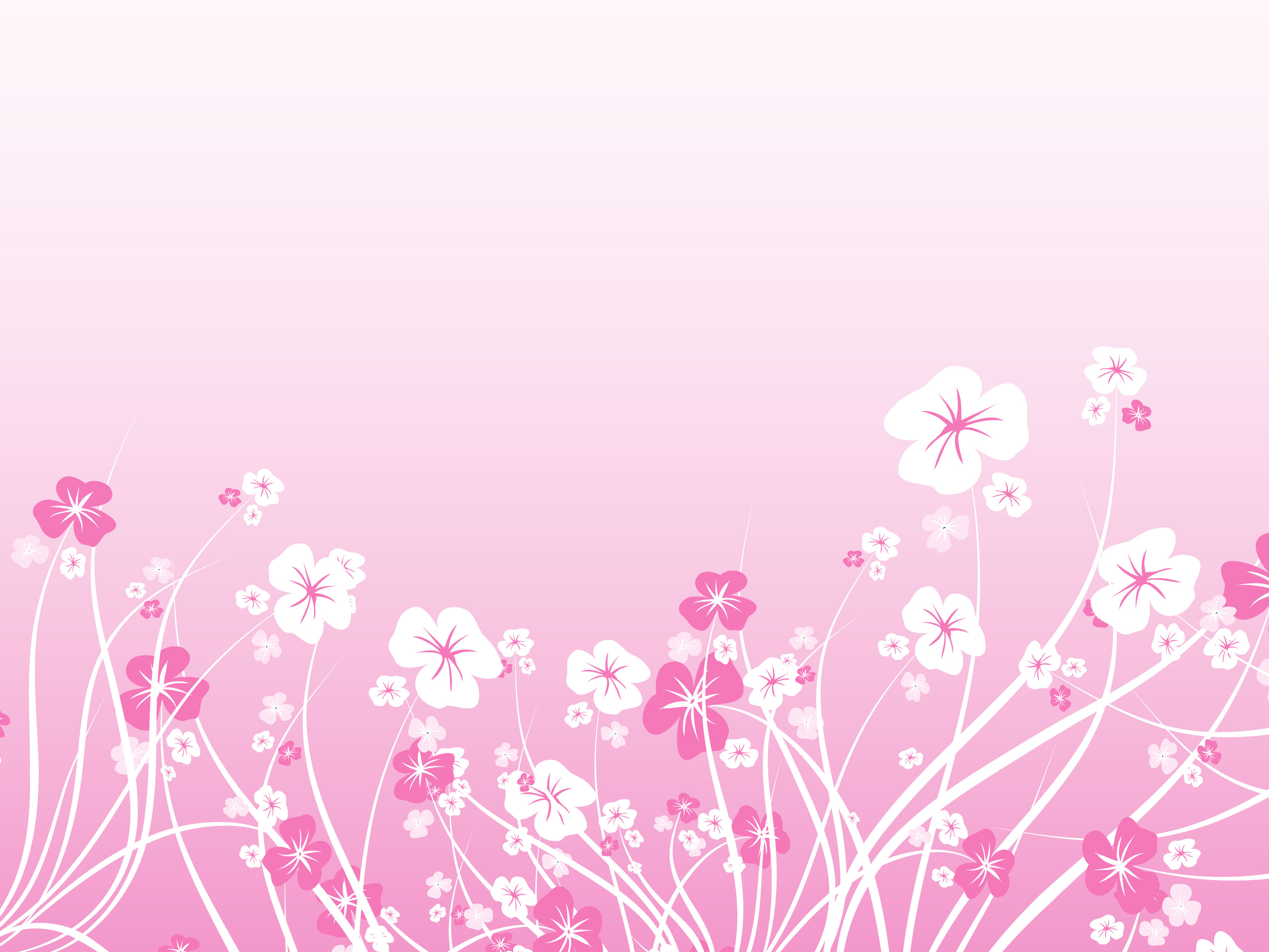 ピンクの花のイラスト フリー素材 壁紙 背景no 675 ピンク グラデーション