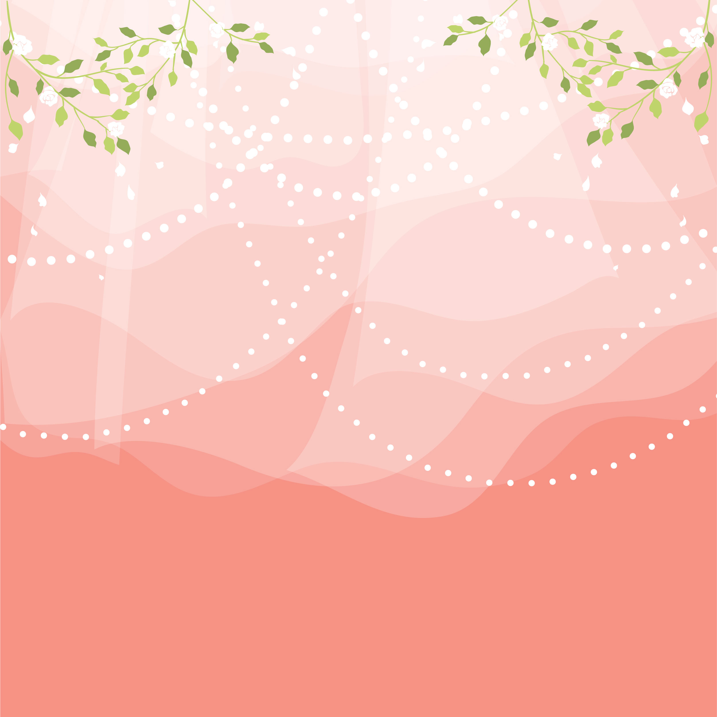 花のイラスト フリー素材 壁紙 背景no 786 ピンク レースカーテン