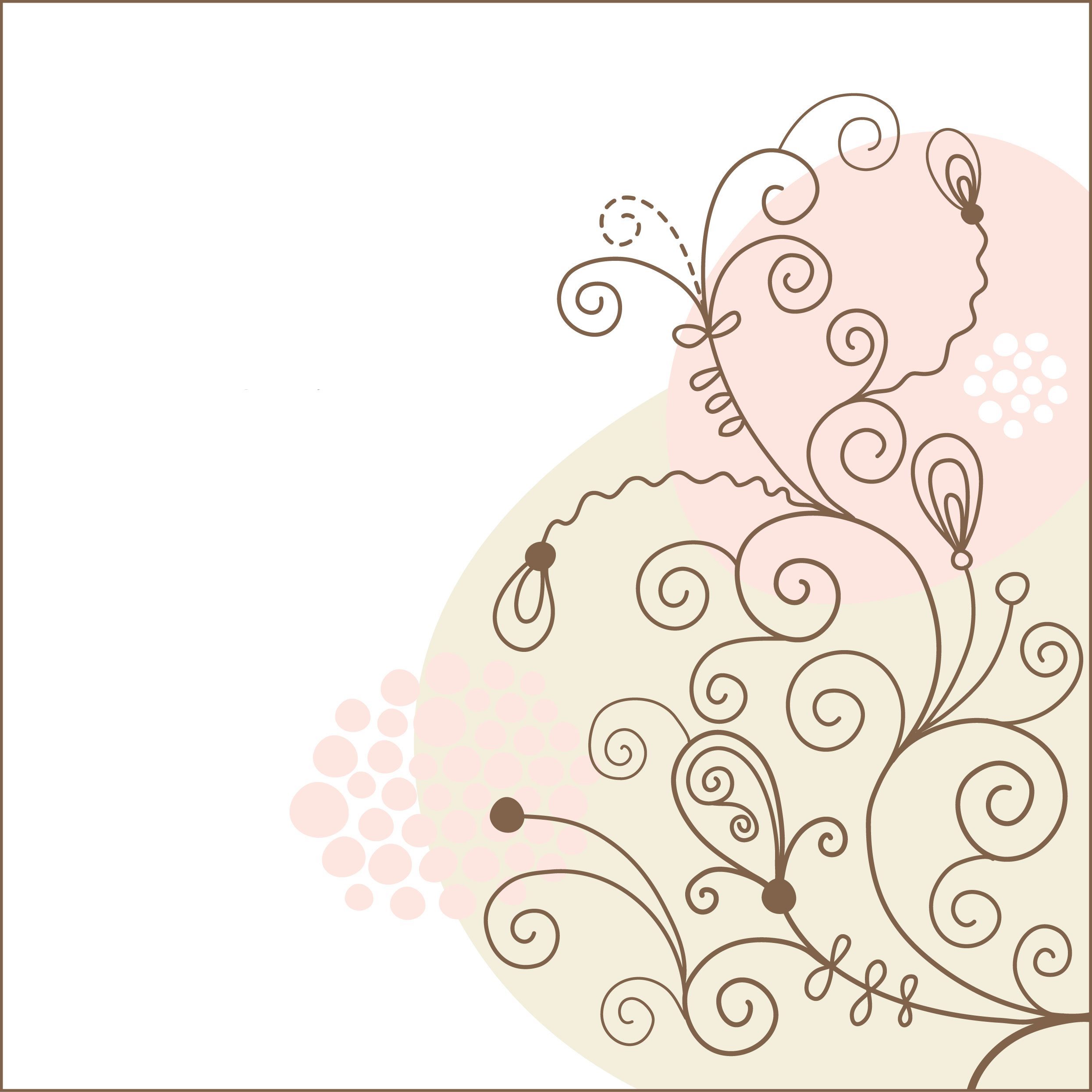 ピンクの花のイラスト フリー素材 壁紙 背景no 691 手書き風 ポップ１２