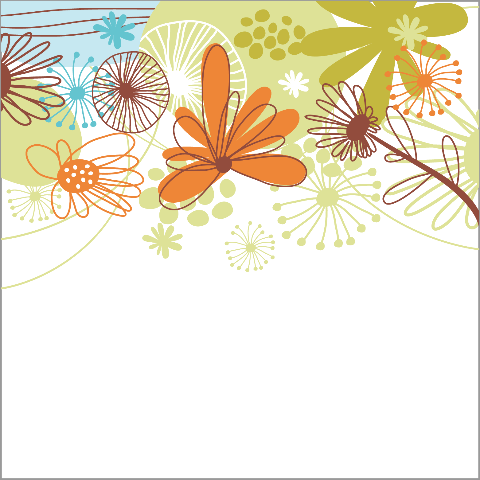 花のイラスト 壁紙 背景２ 無料のフリー素材集 百花繚乱