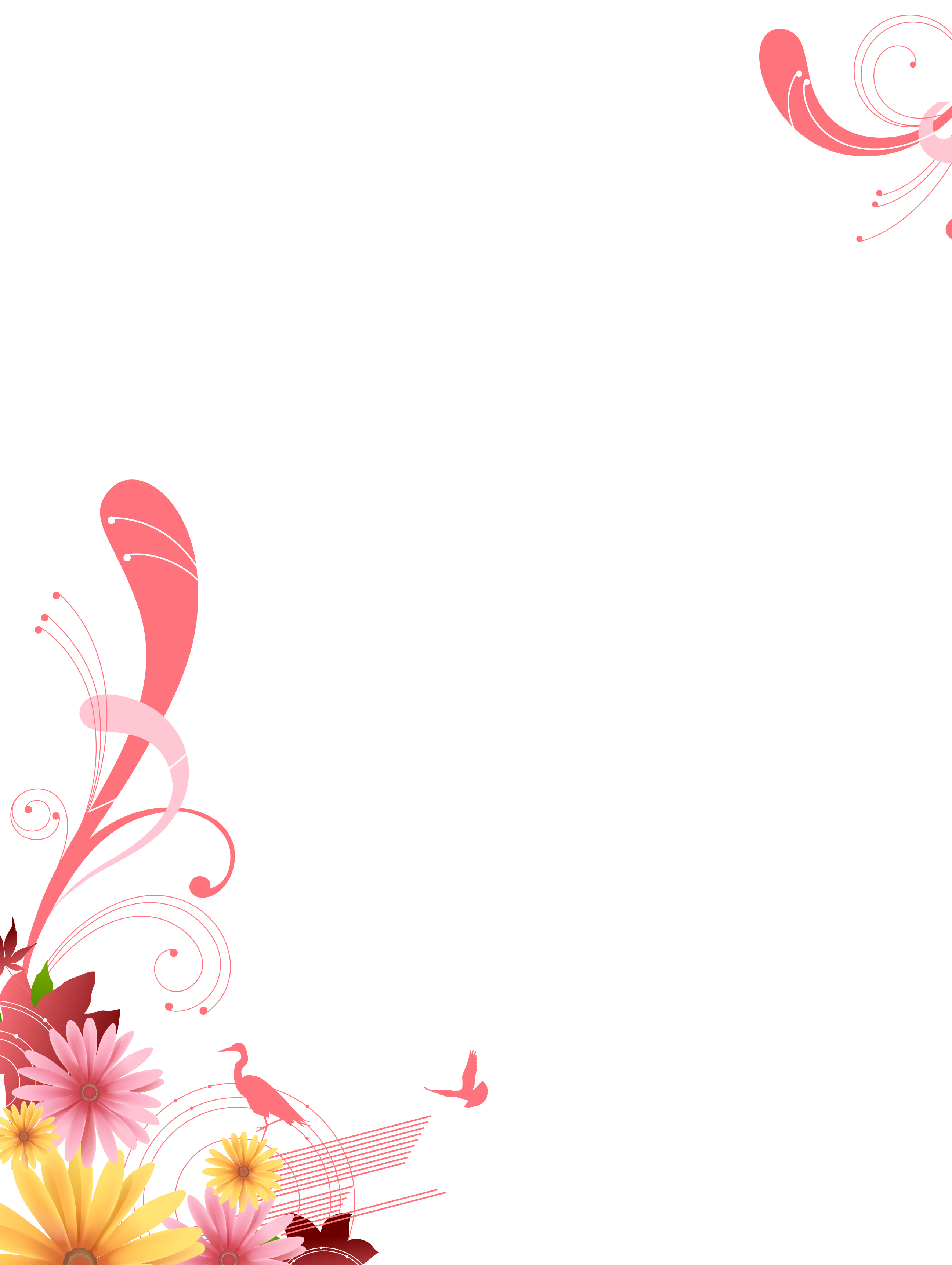 コスモスのイラスト見本-コスモス壁紙・ピンク