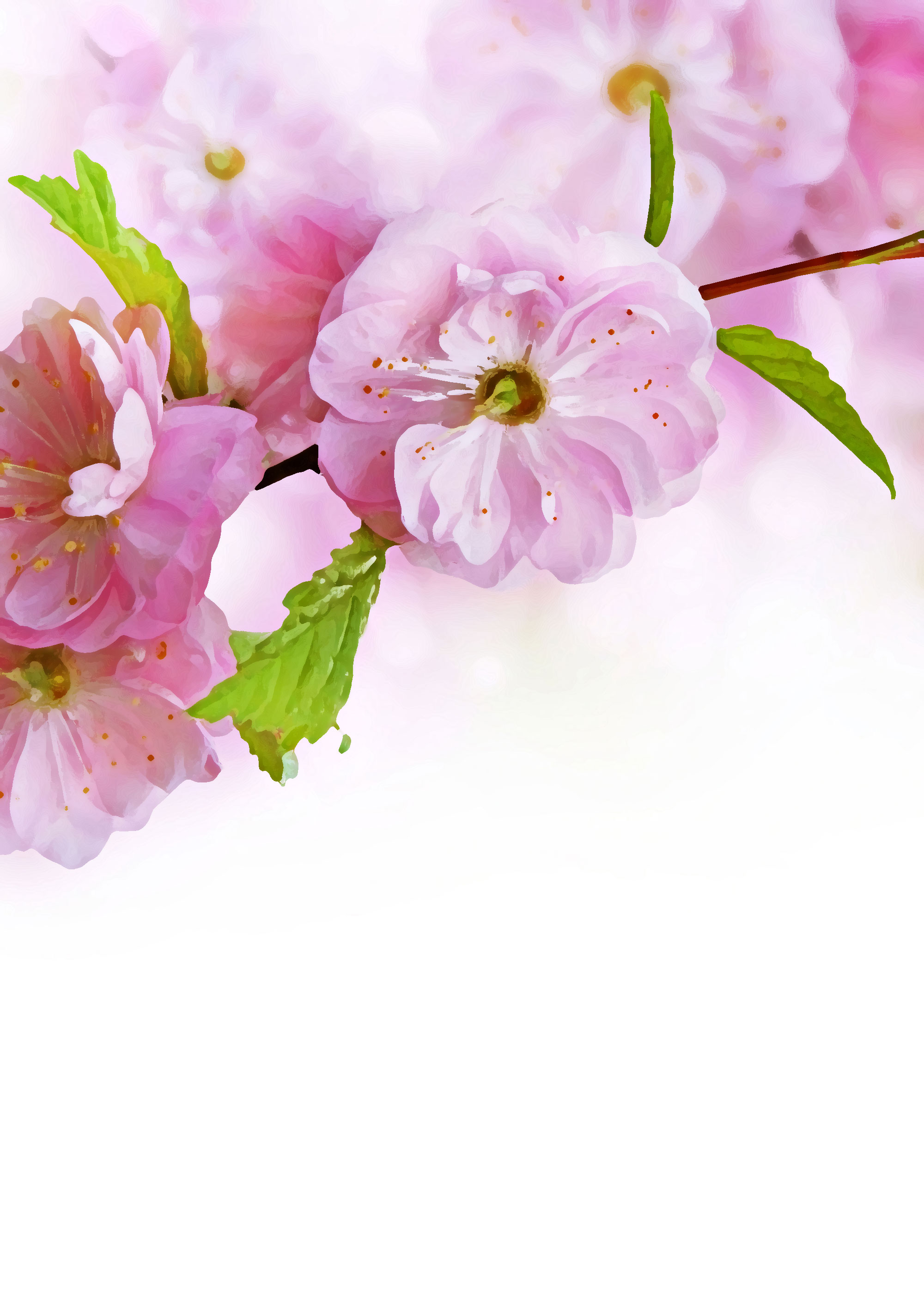 桜 さくら の画像 イラスト フリー素材 No 058 桜壁紙 ピンク リアル