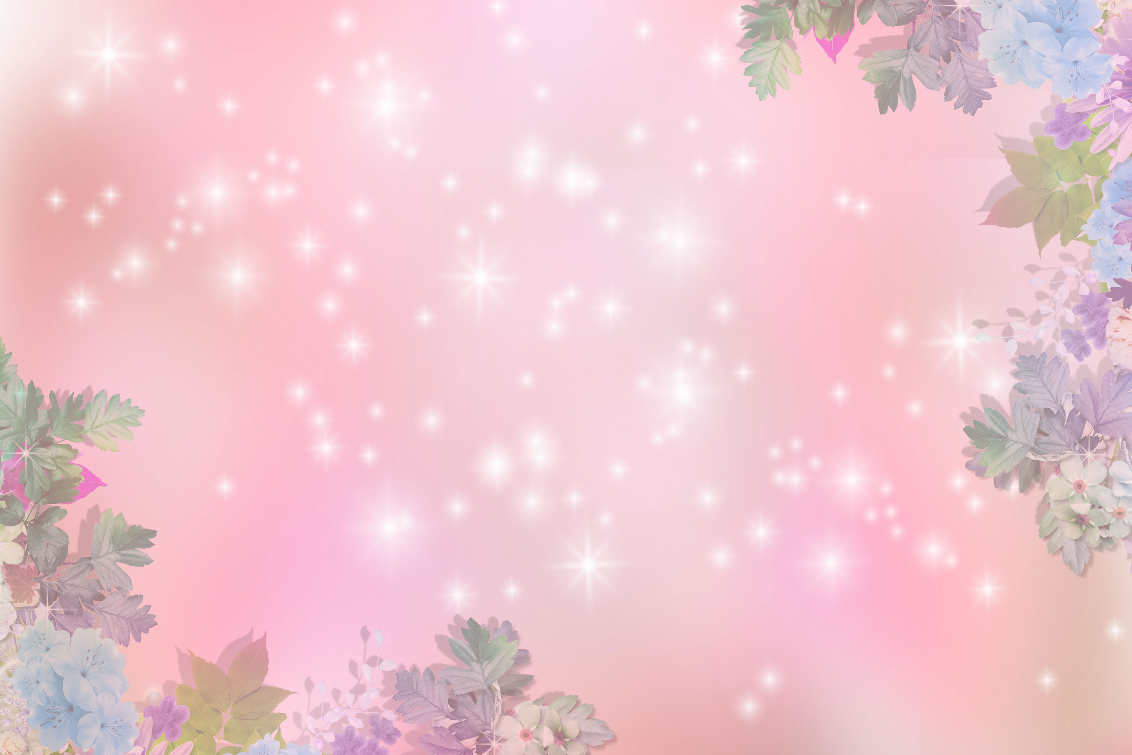 花のイラスト フリー素材 壁紙 背景no 068 ピンク 輝く光 淡い