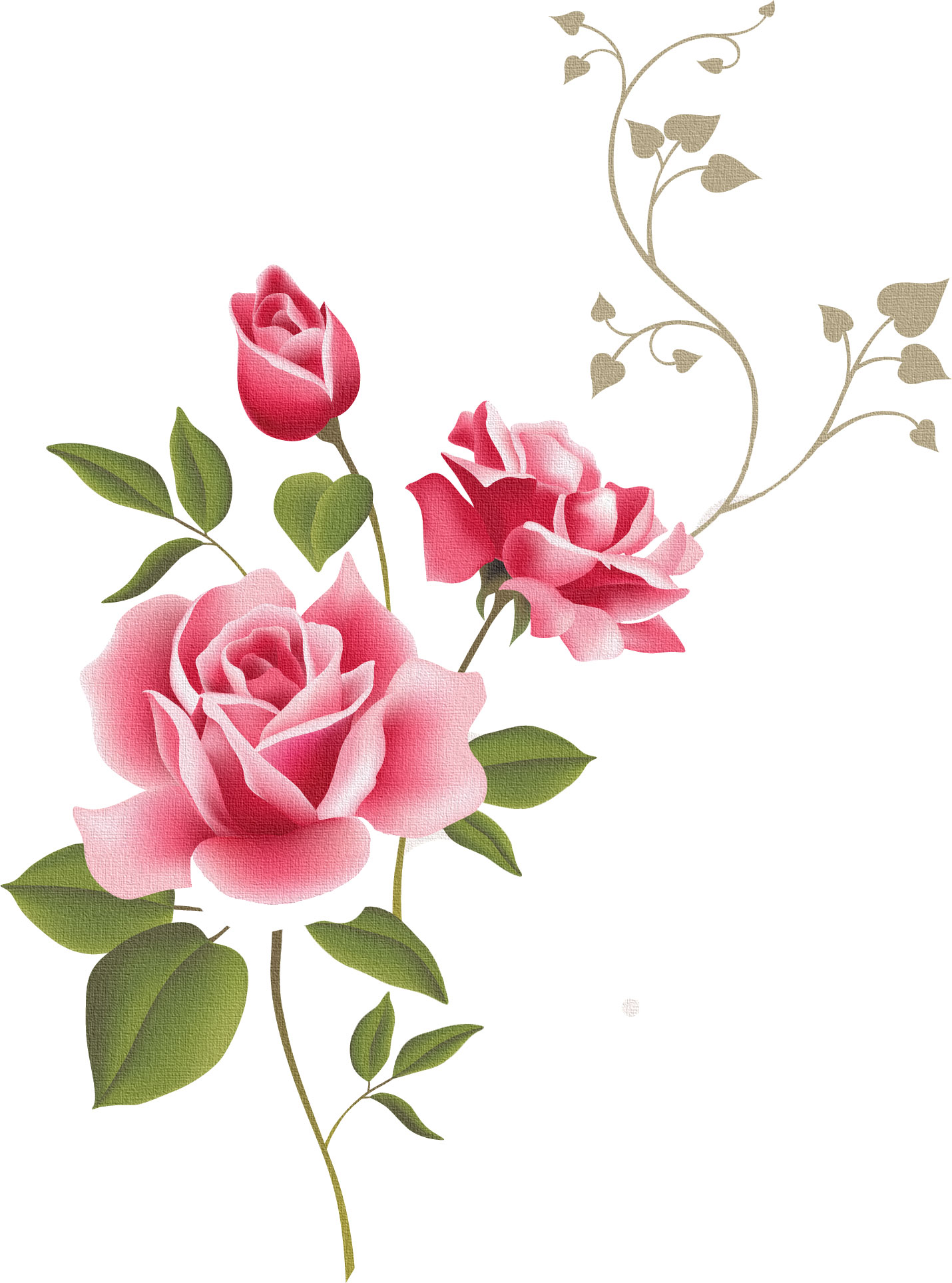 Rose art, Flower art, Flower wall stickers