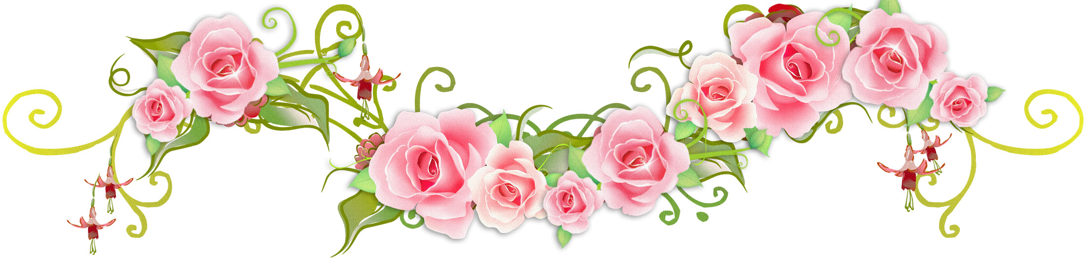薔薇のイラスト見本-ピンクのバラ