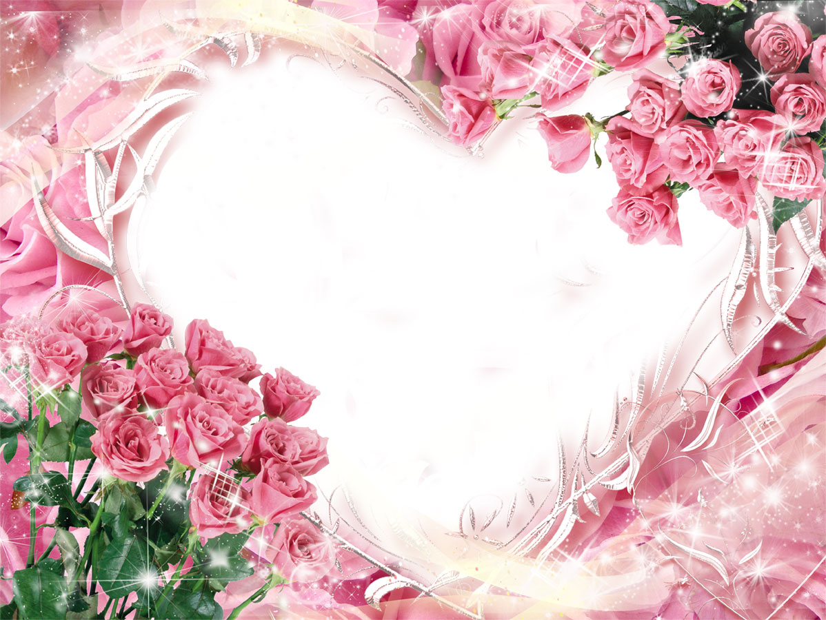 ピンクの花の写真 フリー素材 No 516 きらきらハート