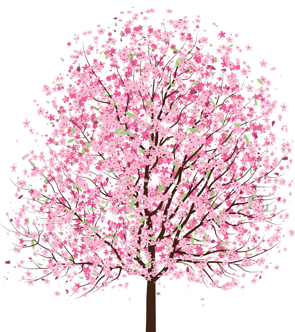 綺麗なリアル 桜 木 イラスト かわいいディズニー画像