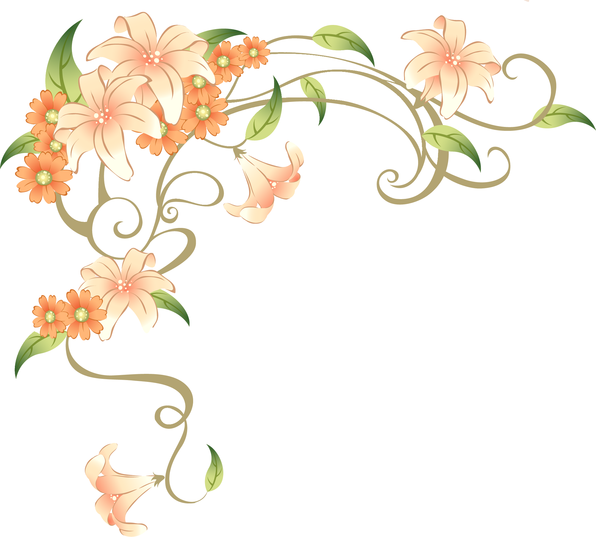 百合 ゆり の花の画像 イラスト フリー素材 No 173 赤 ピンク