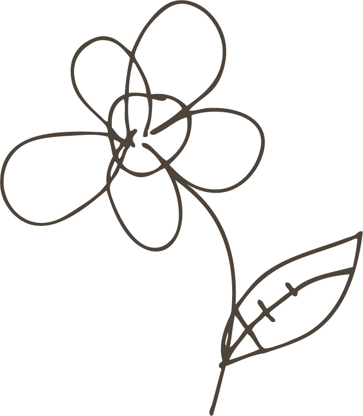 花のイラスト フリー素材 白黒 モノクロno 109 白黒 手書き風