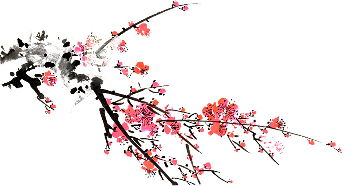 うめ 梅 のイラスト 画像no 049 ウメの木 和風 手書き風 無料のフリー素材集 百花繚乱