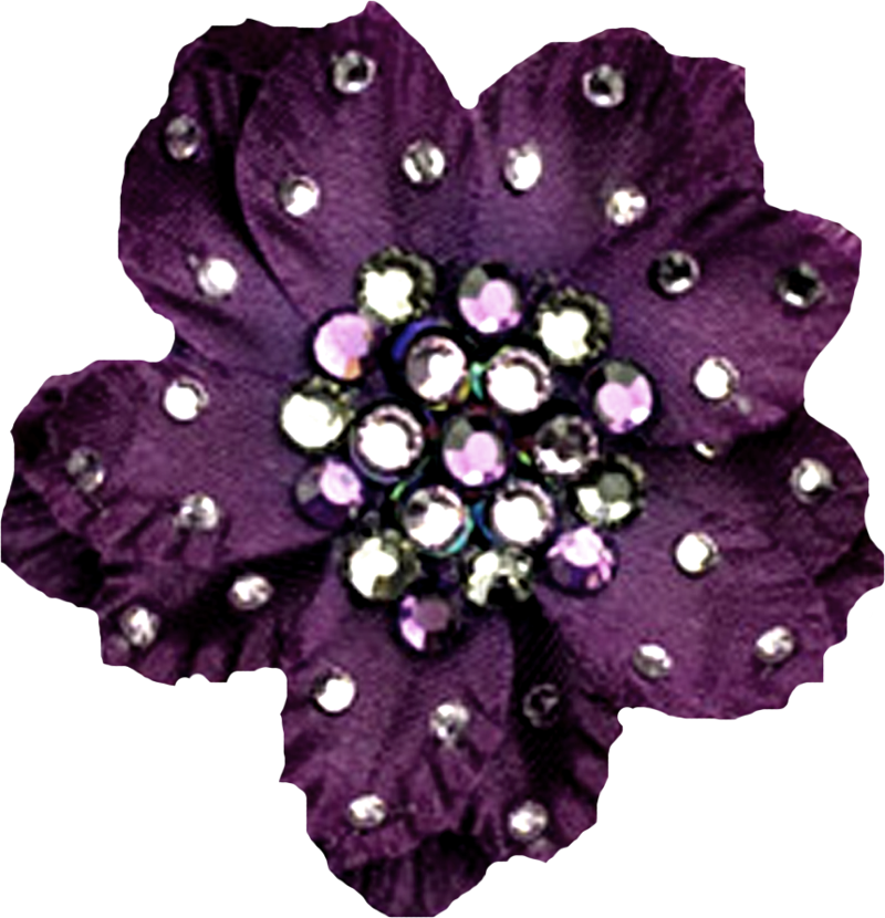 紫色の花の写真 フリー素材 No 536 紫 造花 宝石