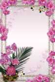 ピンクの花のイラスト 背景 壁紙用 無料のフリー素材集 百花繚乱