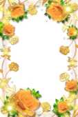オレンジ色の花のイラスト 背景 壁紙用 無料のフリー素材集 百花繚乱