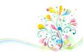 フルカラー カラフルな花のイラスト 背景 壁紙用 無料のフリー素材集 百花繚乱