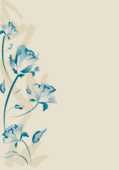 青い花のイラスト 背景 壁紙用 無料のフリー素材集 百花繚乱