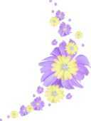 かわいい花 ポップな花のイラスト４ 無料のフリー素材集 百花繚乱