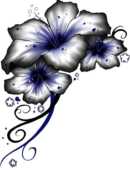 青い花のイラスト 無料のフリー素材集 百花繚乱