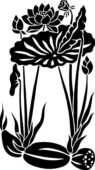 蓮 はす 睡蓮 すいれん の花のイラスト 画像 無料のフリー素材集 百花繚乱
