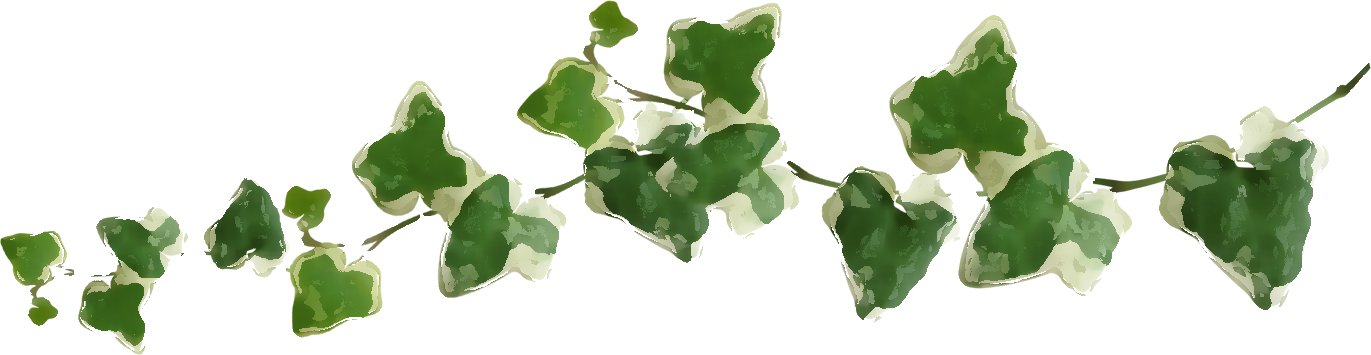 葉っぱや草木のイラスト 画像 フリー素材 No 269 茎葉 横